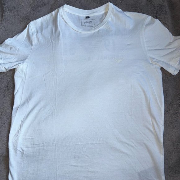Armani Jeans Men's T-Shirt | Small | White T-Shirt | Men's Shirts | Designer - Picture 1 of 3